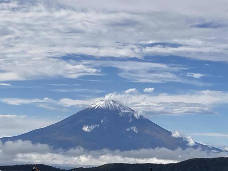 富士山 富士山,世界遺産,雲の写真素材