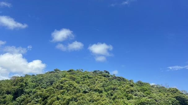 山と空 山と空 夏,山,空の写真素材