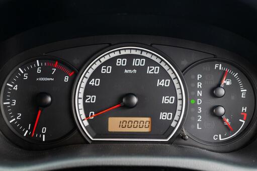 10万キロ 10万,100000,10万キロの写真素材