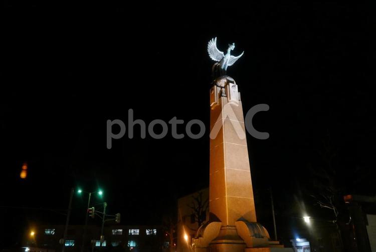 函館の市内の夜景 函館,夜景,北海道の写真素材