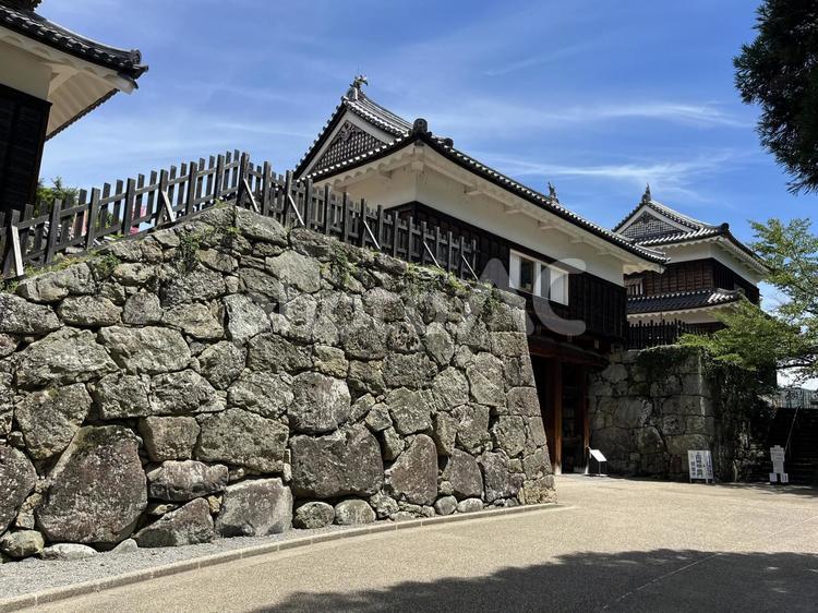 上田城跡公園 上田,城,長野の写真素材