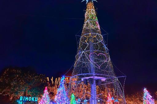イルミネーション イルミネーション,灯り,広島県の写真素材