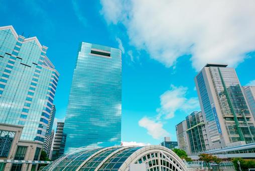 【兵庫】神戸駅の周辺 兵庫,神戸,駅前の写真素材