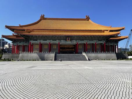 中正紀念堂 中正紀念堂 台湾,台北,中正紀念堂の写真素材