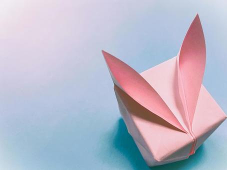Origami work (balloon rabbit) 8, JPG
