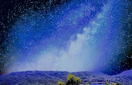 鮮やかな天の川 鮮やかな天の川 天の川,夜空,背景の写真素材