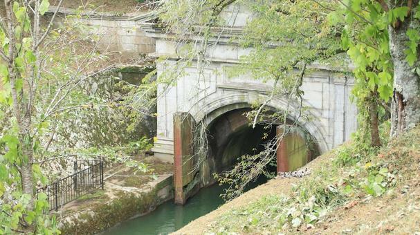 琵琶湖第1疏水第1トンネル 琵琶湖第1疏水第1トンネル 琵琶湖疏水,日本遺産,第1疏水の写真素材