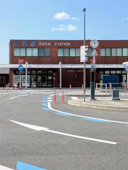 茨城県　大洗駅 茨城県,茨城観光,大洗の写真素材
