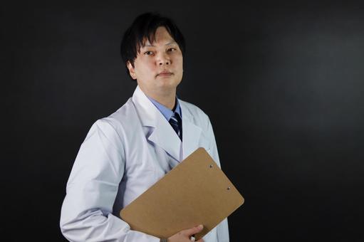 問診を始める医師 問診を始める医師 医師,白衣,男性の写真素材