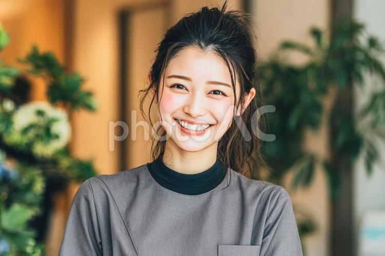 笑顔が爽やかな女性スタッフ 女性,仕事,訪問看護の写真素材