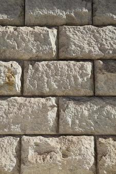 背景素材　レンガ レンガ,真正面,石積みの写真素材