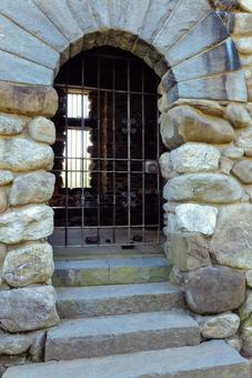 アメリカの牢獄の入り口の写真