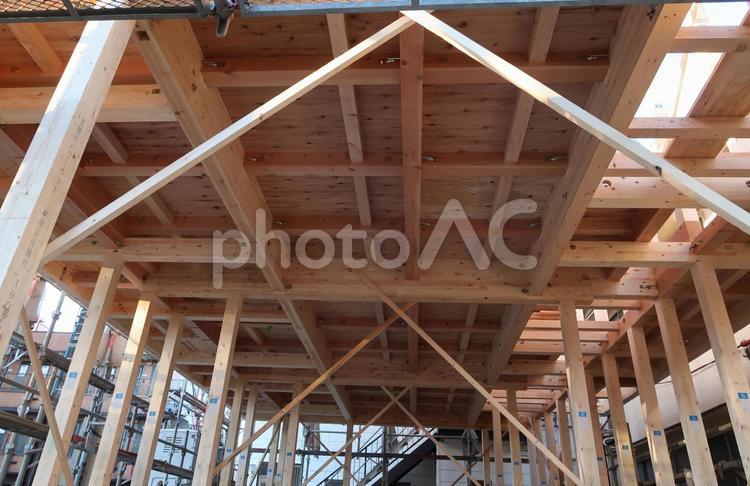 新築木造住宅19594 木造住宅,マイホーム,新築住宅の写真素材