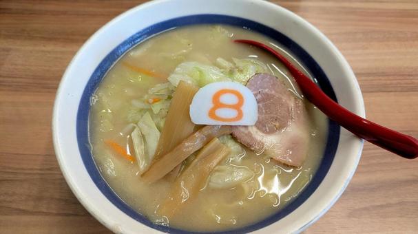 金沢の塩ラーメン ラーメン,麺,８番の写真素材