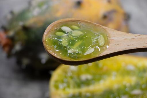 キワーノ キワーノ,ツノニガウリ,ツノメロンの写真素材