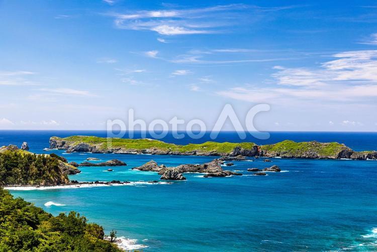 小笠原諸島　中山峠展望台から望む絶景 父島,小笠原諸島,小笠原の写真素材