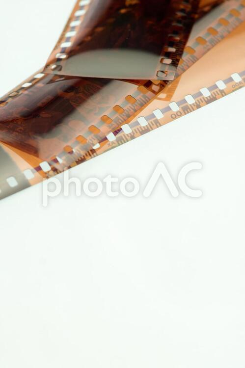 昭和のネガフィルム ネガ,ネガフィルム,フィルムの写真素材