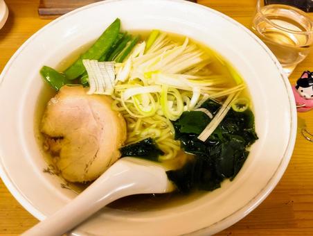 あっさりねぎラーメン ラーメン,ねぎラーメン,あっさりの写真素材