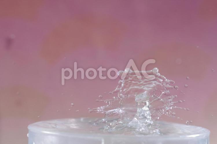 水滴百変化 水滴,不思議,一瞬の写真素材