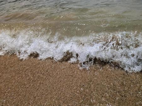 はじける波2 はじける波2 波,浜辺,旅の写真素材