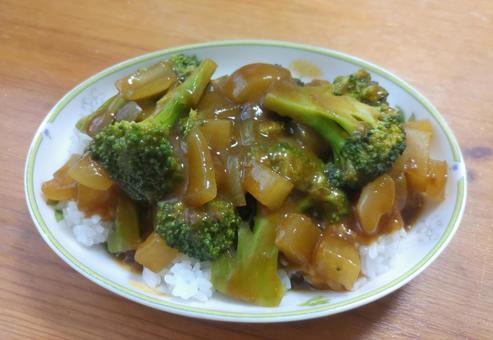 ブロッコリーのカレー ブロッコリーのカレーの写真