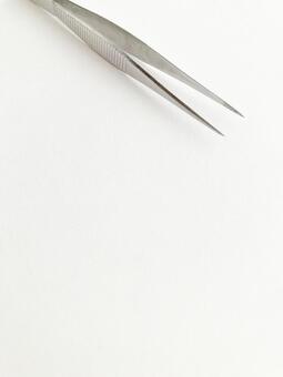 手芸・工作用・金属製の精密ピンセット ピンセット,道具,工具の写真素材