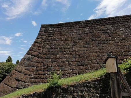 仙台城跡の石垣 仙台城跡の石垣 仙台城跡,仙台城,青葉城の写真素材