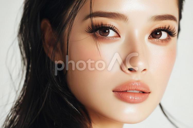 アイラッシュサロンモデル、まつエク アイラッシュ,サロン,モデルの写真素材