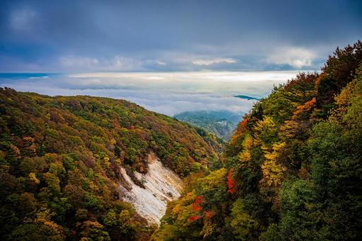 福島県　磐梯吾妻スカイラインの風景 磐梯吾妻スカイライン,福島,福島県の写真素材