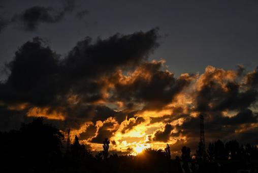 夕焼け 2025/8/12 夕焼け 2025/8/12の写真