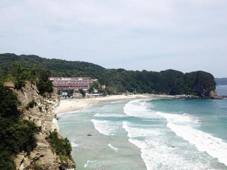 岸壁と海 岸壁と海の写真