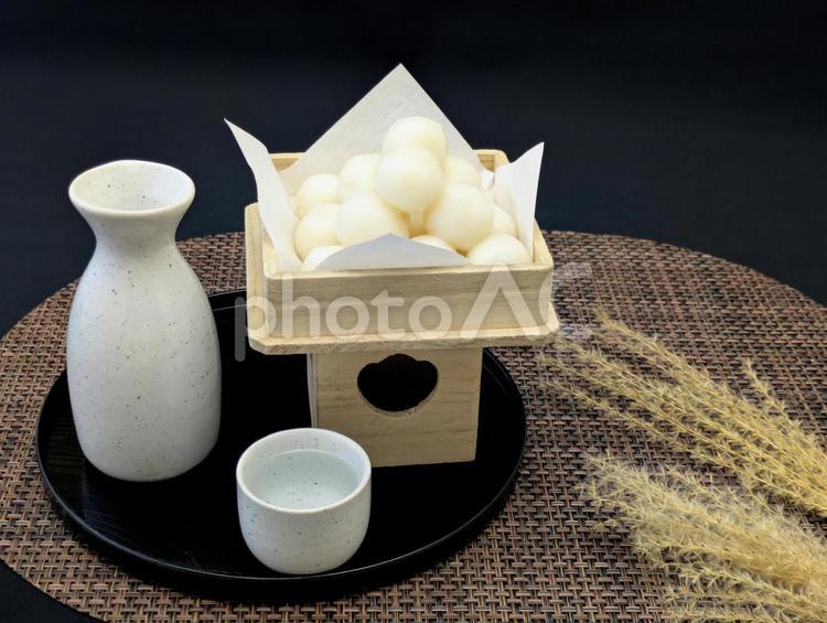 秋イメージ（お月見）10 秋,お月見,十五夜の写真素材