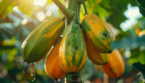 パパイヤの木 パパイヤの木の写真