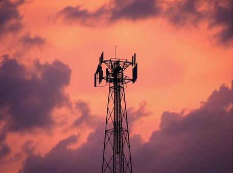 電波塔 電波塔の写真
