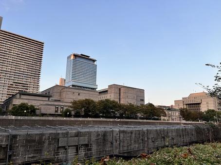 川ごしの、日銀大阪支店 川ごしの、日銀大阪支店 日銀,大阪,淀屋橋の写真素材