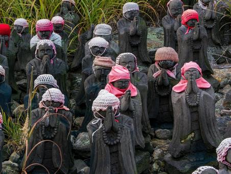 殺生石(千体地蔵) 殺生石(千体地蔵) 殺生石,地蔵,像の写真素材