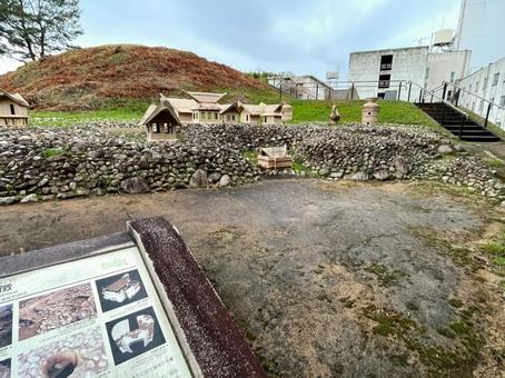 天理市にある赤土山古墳 天理市にある赤土山古墳 国府,奈良,天理市の写真素材