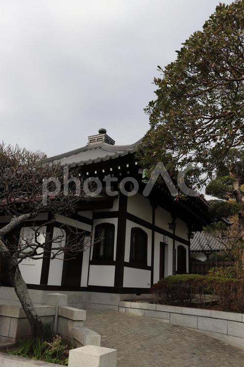 長谷寺の風景 鎌倉,長谷寺,名所の写真素材