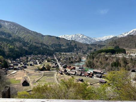 白川郷の景色の写真