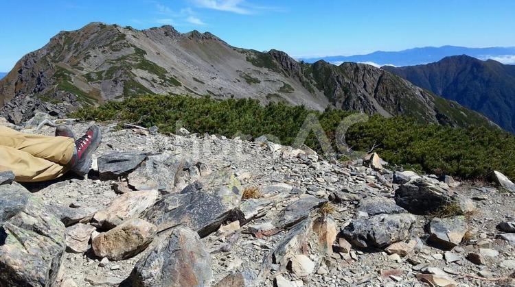日本　山梨　仙丈ケ岳 日本,山梨,仙丈ケ岳の写真素材