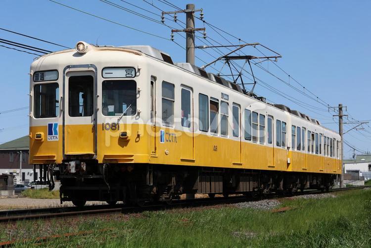 高松琴平電気鉄道 琴平線 1081号 鉄道,ローカル線,私鉄の写真素材