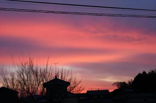 夕焼け 夕焼けの写真