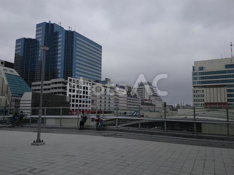 テラスから見た池袋の街並み 東京,池袋,街の写真素材