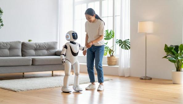 二足歩行のロボット 二足歩行のロボットの写真