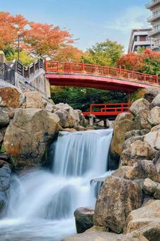 有馬温泉ねね橋 有馬温泉,ねね橋,自然の写真素材