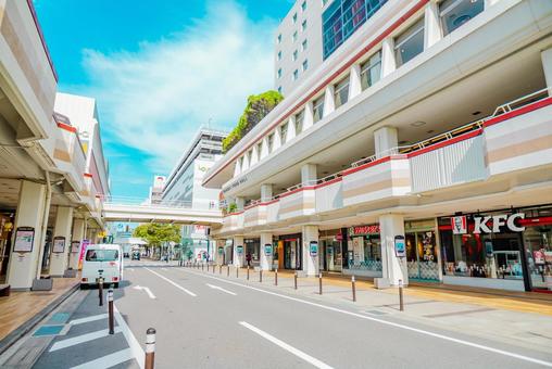 【新潟】新潟駅周辺の街並み 【新潟】新潟駅周辺の街並み 新潟駅,新潟,駅の写真素材
