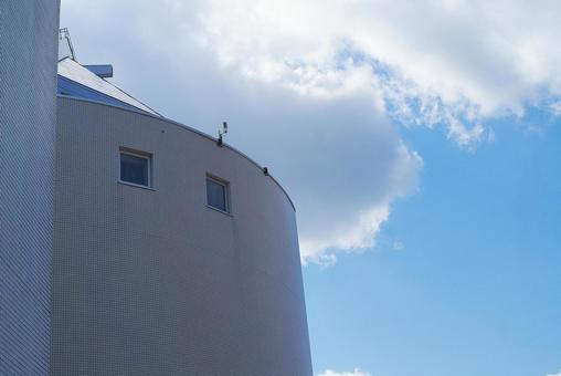 建物　空 建物,外壁,空の写真素材