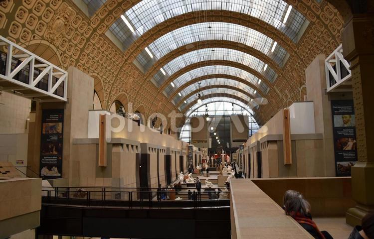 芸術の宝庫　パリ　オルセー美術館 パリ,オルセー美術館,オルセー駅の写真素材