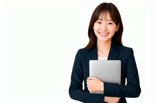 スーツを着た女性 スーツを着た女性の写真