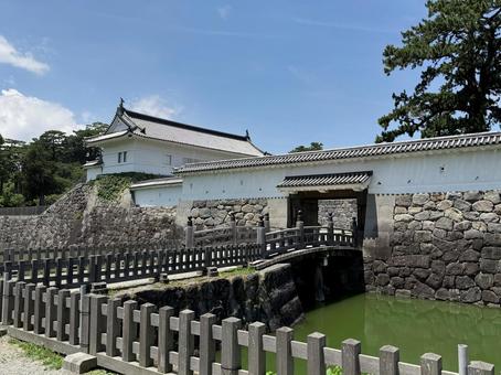 青空と城門 青空と城門 城,空,青空の写真素材
